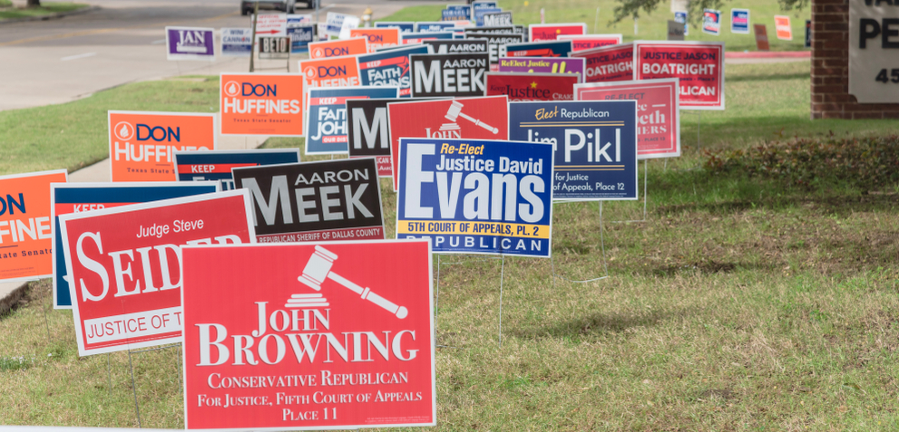 Yard signs Victoria